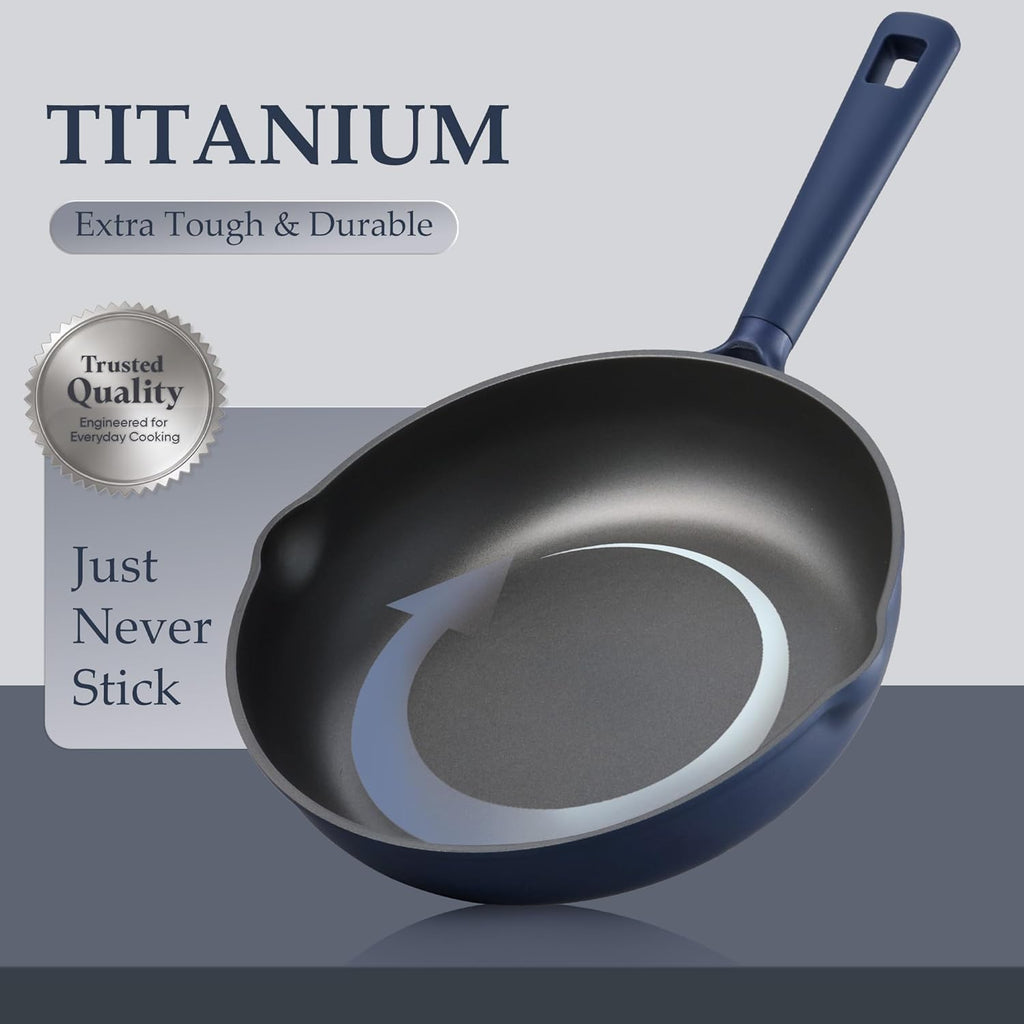 CAROTE 31PCS Pots and Pans Set, Nonstick Cookware Set Kitchen Non Stick Induction Titanium Cookware Non-toxic Granite Cooking set