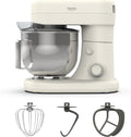 Martha Stewart  Tilt-Head Stand Mixer, 12 Speed, 5.3QT Stainless Steel Bowl, Splash Guard with Pour Chute, Whisk, Dough Hook, Flat Beater, Electric Kitchen Baking Mixer, Bread, Cake, Whip, Linen White Visit the Martha Stewart Store