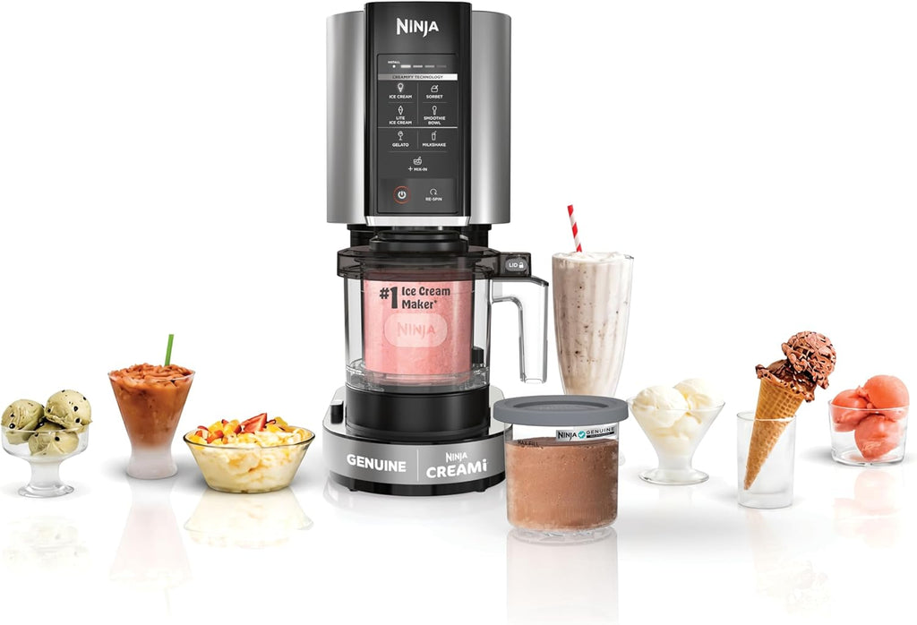 Ninja NC301 CREAMi Ice Cream Maker, for Gelato, Mix-ins, Milkshakes, Sorbet, Smoothie Bowls