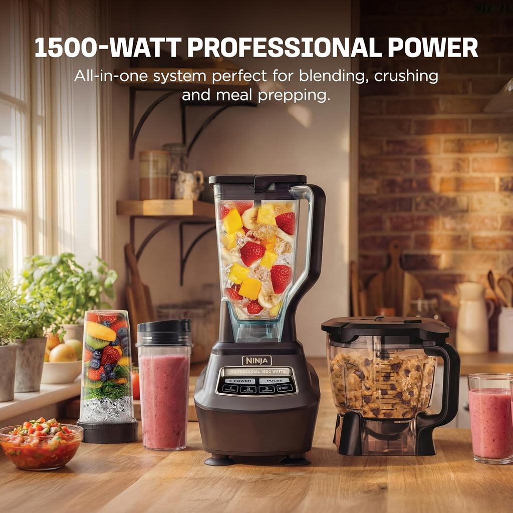 Ninja Kitchen System | All-in-One Food Processor & Blender for Smoothies
