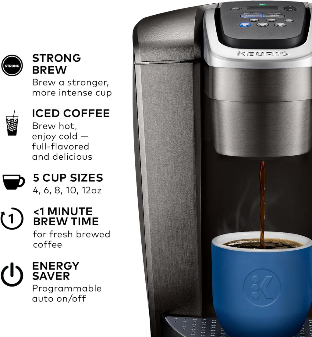 Keurig K-Elite Single Serve K-Cup Pod Coffee Maker, with Strength and Temperature Control, Iced Coffee Capability
