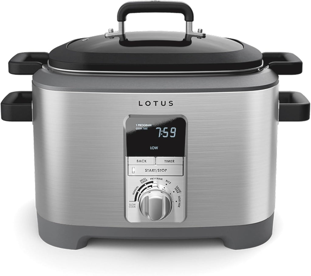 Lotus Professional Series The Sous Multi-Function Cooker with Tri-Ply Dutch Oven, Slow Cooker, Sous Vide Cooker, Rice Cooker