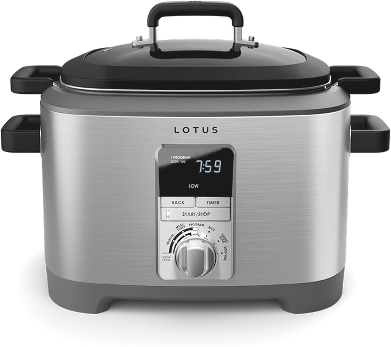 Lotus Professional Series The Sous Multi-Function Cooker with Tri-Ply Dutch Oven, Slow Cooker, Sous Vide Cooker, Rice Cooker